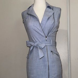 Calvin Klein Moto Wrap Dress
